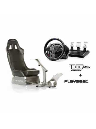 Playseat Evolution Black + Thrustmaster T300 RS GT Edition